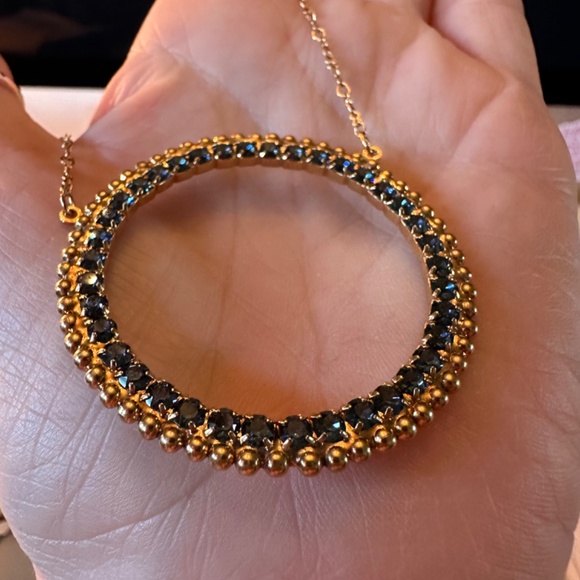 Sabika Global Color Circle Statement Necklace - Picture 11 of 12